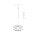 thumbnail image 4 of WRITWAA Adjustable T Shaped Metal Banner Holder Silver 1Pcs for Events, 4 of 8