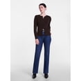thumbnail image 2 of Scenario Women's High Rise Straight Leg Jeans, 32" Inseam, Sizes 0-20, 2 of 7