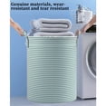 thumbnail image 4 of Tall Laundry Hamper for Dirty Clothes, Large Laundry Basket with Handle, Foldable Home Bathroom Storage Bucket Woven Rope Storage Basket for Clothes Blanket Toys, 4 of 7