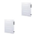 thumbnail image 3 of Vogacara Transparent Portable File Case Double-buckle with  Box  Handle Containers Type3 NO3, 3 of 6