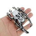 thumbnail image 4 of Unique Bargains 1 Pc Claw Clip Cute Halloween Skull & Spiderweb Design Hair Clip Black White, 4 of 5