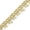 Yellow Gold, variant on Drip Infinity Link CZ Hip Hop Iced Out Chain