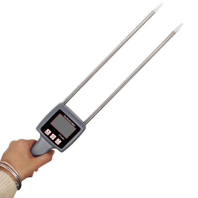 TK100H Portable Hay Moisture Meter for Cereal Straw Bran Forage Grass Leymus Chinensis Emperor Bamboo Grass Testing Fibre 20%OFF ,Accurately Measure