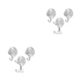 thumbnail image 4 of Injueey Soportes de ganchos Colgador de pared autoadhesivo sin costuras de alta resistencia Impermeable Reutilizable Gancho sin perforaciones Type1 NO1, 4 of 6