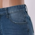 thumbnail image 6 of Women Shorts Summer Casual Shorts Mid Waist Short Fashion Women Streetwear Workwear Denim Short Pants Jean 18 Jean Dress for Women Slim Fit Pants Women Tall Woman Clothes Previously Viewed New, 6 of 7