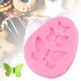 thumbnail image 4 of Kritne Fondant Cake Mold,Butterfly Shape Silicone Cake Fondant Chocolate Molds Decorating Tool, Happy Birthday Baking Mold, 4 of 7