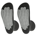 thumbnail image 2 of Diabetic Socks Unisex - Men's and Women Non Skid Hospital Loose Fitting Design, Physician Approved Slipper Socks With Gripper Bottoms - 3 Pack - Gripper socks (Black Skid 3, 10-13), 2 of 5