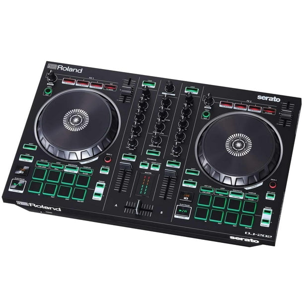 Roland DJ-202 Serato DJ Lite Controller with Carry Case Package
