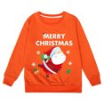 thumbnail image 4 of NordicNest Print Girls Pullover Hoodie Cozy Sweatshirt Soft Long Sleeve Casual Top For Toddler Youth Kids Holiday Party Outfit Hoodie, 4 of 4