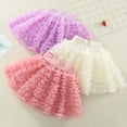 thumbnail image 4 of XXWXYD Girls Skirt Spring Summer Baby Soft Cake Skirt Mesh Princess Short Tutu Playtime Toddler Twirl 𝖥lowy Layered Par𝗍y Casual Everyday Wear, 4 of 4