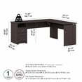 thumbnail image 5 of Cabot 72W 3 Position Sit to Stand L Desk in Heather Gray - Engineered Wood, 5 of 6