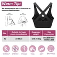 thumbnail image 2 of Ropa interior deportiva para niñas, ropa interior deportiva con cordones cruzados, ropa interior de yoga de sujeción media con copas desmontables, se adapta a la parte inferior del busto de, 2 of 5
