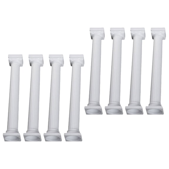 MLINS 8 Pcs Cake Boards Roman Pillar Stand Layered Support