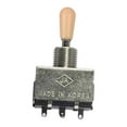 thumbnail image 4 of Milaget Electric Guitar 3 Way Toggle Switch Beginners Enclosed 3 Way Selector Switch Yellow Cap, 4 of 9