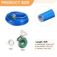 thumbnail image 2 of Uxcell Garden Hose 65ft Durable TPE Anti-Kink Water Hose Non-Expanding Flexible Yard Hose with Universal Water Connector Fittings for Outdoor Watering Cleaning House Car Wash, Blue, 2 of 6