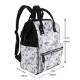 thumbnail image 2 of Easygdp Indigo Tie Dye para Bolsa de Bebé de Gran Capacidad con Múltiples Bolsillos, Bolsa de Pañales para Padres, Bolsa de Viaje Organizada y Elegante, 2 of 6