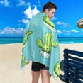 thumbnail image 4 of Dreamtimes Cute Kawaii Cactus Beach Towel Lightweight Compact Oversized Travel Towels Super Absorbent Quick Dry Towel for Swimming Camping Holiday, 4 of 7
