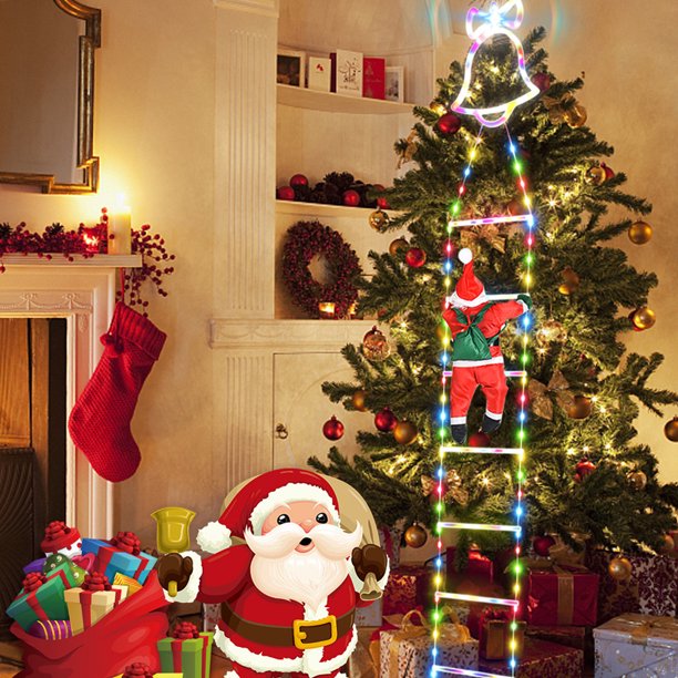 Luz de decoración de Navidad LED 8 modos impermeable versátil para decoración de fiesta en casa
