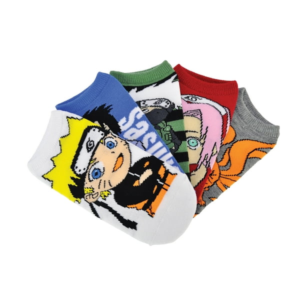 Naruto Shippuden Naruto Shippuden Kids 5 Pair Pack Lowcut Socks Walmart Com Walmart Com