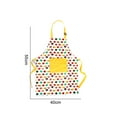 thumbnail image 2 of Ficarrico Delantal para niños con bolsillo, delantal de chef ajustable para cocinar, hornear, pintar, 2 of 5