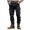 Black, variant on DDAPJ pyju Men's Vintage Cargo Pants Outdoor Hiking Work Pants Stylish Casual Streetwear Trousers Navy 30