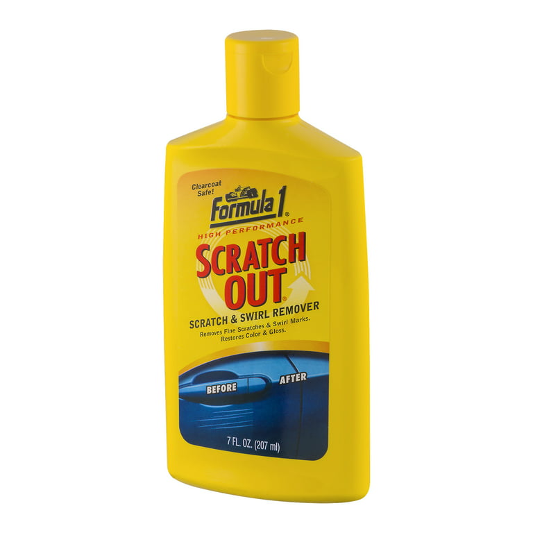 Formula 1 Scratch Out Car Wax Polish Liquid (7 oz) - Car Scratch Remover  for All Auto Paint Finishes - Polishing Compound for Moderate Scratches,  Bird