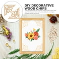 thumbnail image 3 of Minkissy 100pcs Wall Decoration Furniture Applique Onlay Wood Unpainted, 3 of 6