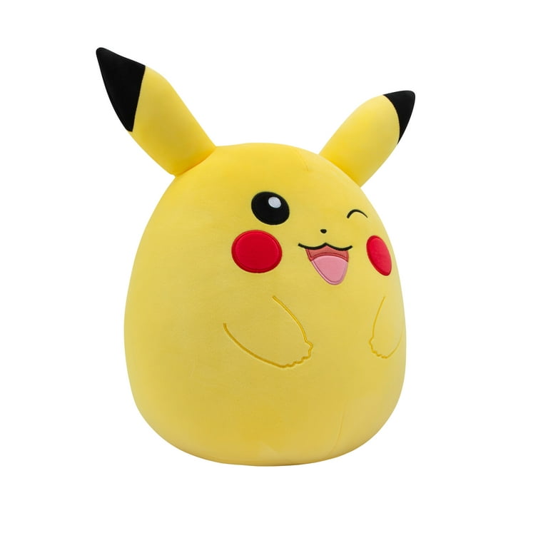 Squishmallows Pokemon 14 inch Winking Pikachu Plush - Child's Ultra Soft  Stuffed Toy 