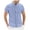 j-Light Blue26058, variant on LIIPEE Men Shirts Casual Solid Color Short Sleeve Stand Neck Business Shirt Male Regular Fit Lightweight Fashion Tops Comfortable Breathable Soft Daily Shirts,Blue,L