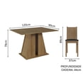 thumbnail image 3 of Juego de Comedor con Mesa y 4 Sillas Madesa Marilyn MN, 3 of 5