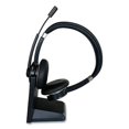 thumbnail image 2 of Innovera IVR70003 Binaural Over The Head Bluetooth Headset Black/Silver, 2 of 4