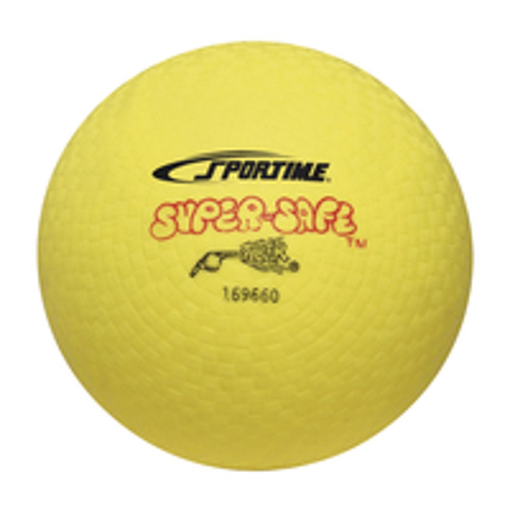 Sportime SuperSafe Foam Playground Ball, 8.5", Yellow