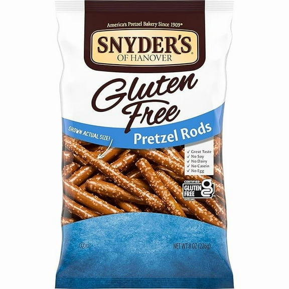 Snyder's of Hanover, Gluten Free Pretzels, 8 Oz ( Pack of 2 )