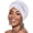 White, variant on Miaocao African Women Turban Caps Beanie Twist Headscarf Pre Tied Double Braid Headwrap Hat