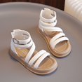 thumbnail image 4 of Zapatos casuales para niñas, sandalias romanas de caña alta, zapatos de playa, zapatos de verano para niños con suela blanda antideslizante, 4 of 6