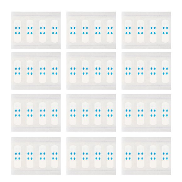 80 unidades de cintas adhesivas para lifting de ojos, cintas adhesivas faciales en forma de V, cintas reafirmantes invisibles e impermeables