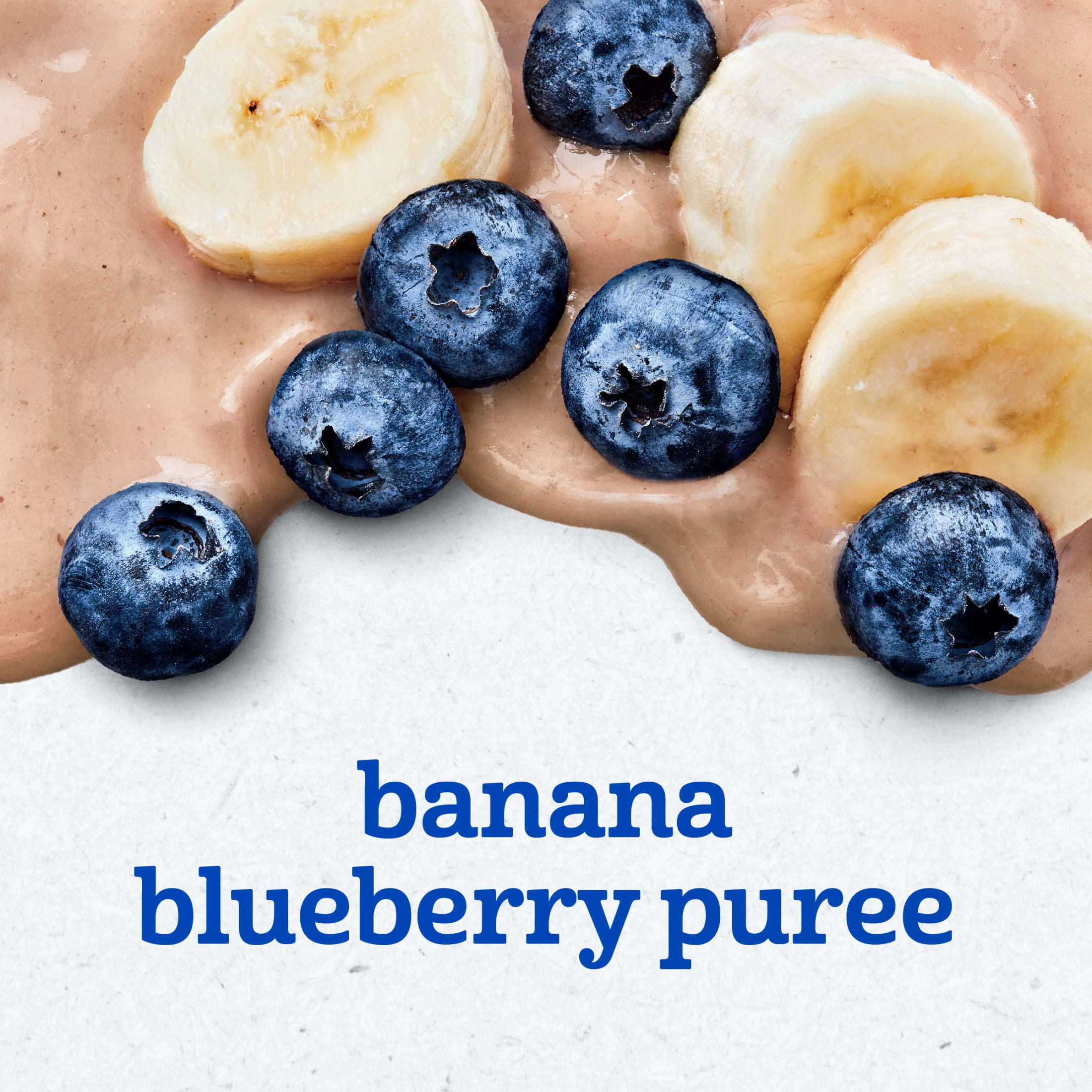 (3 pack) Gerber Toddler Foods, WonderFoods Banana Blueberry, Clean Label Project, 3.5 oz Pouch