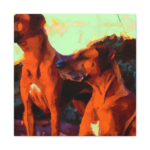 Proud Ridgeback Pop Art - Canvas