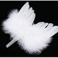 thumbnail image 4 of Mini alas de plumas de Ángel de la guarda, adorno colgante de Navidad, 10 Uds., 4 of 5