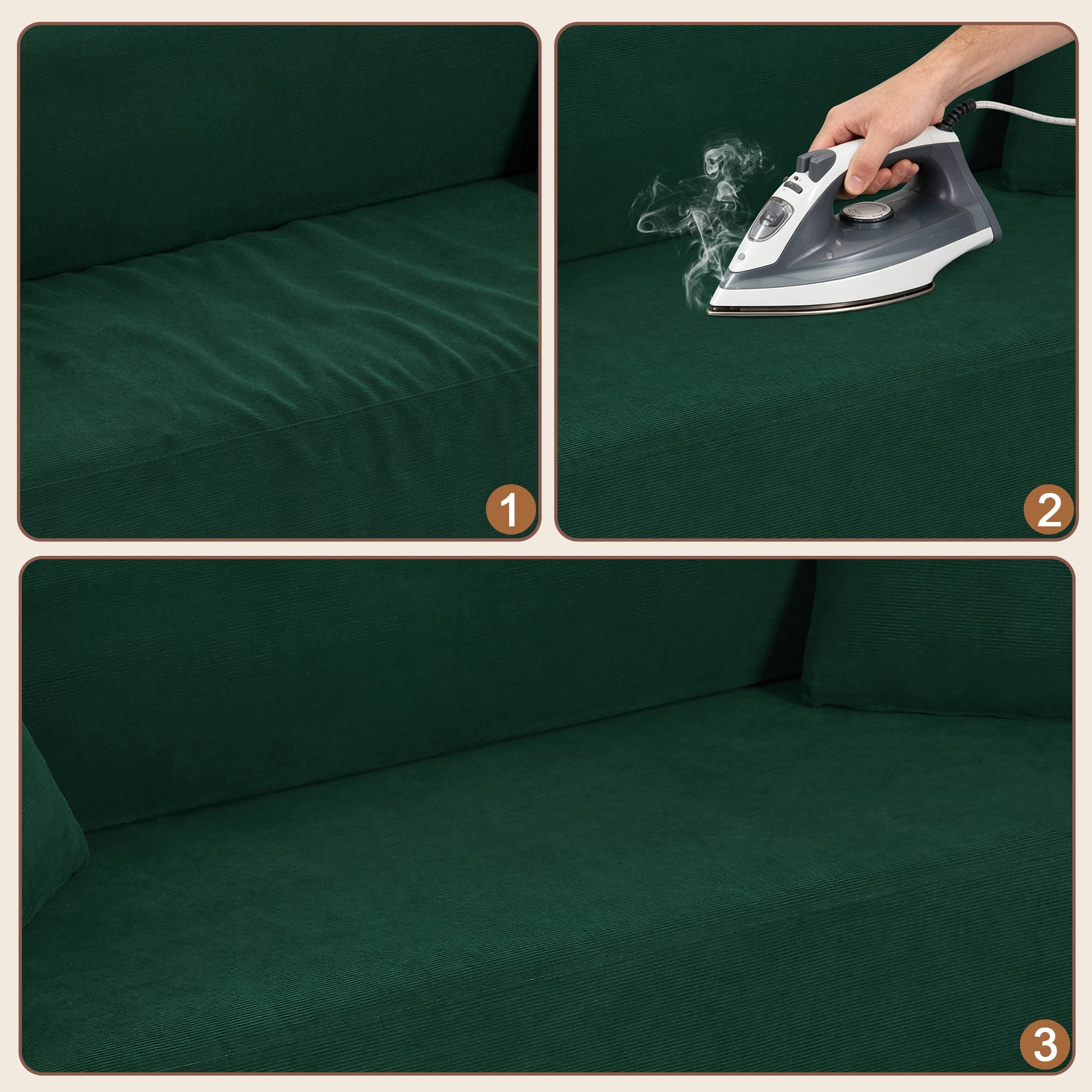 3Seater Sofa Boneless Couches,No Assembly Needed, Modern Sofa for Compact Living Rooms, Apartments, and Offices