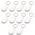 thumbnail image 2 of Qarigey 10 Uds llavero Simple sólido en forma de gota llaves anillo colgante botón claro adorno navideño bolsas mujeres hombres Ropa, zapatos y accesorios Miscelánea Blanco, 2 of 6