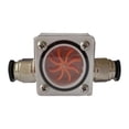 thumbnail image 1 of Indicador de flujo de agua Conexión rápida Estable Fácil instalación Medidor de flujo enfriado por agua para grabar accesorios para computadora Typea 8 mm, 1 of 8