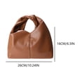 thumbnail image 3 of Bolso Mano para Mujer Cierre Cerrojo PU Color Sólido Fiesta Y, 3 of 9