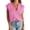 Hot Pink, variant on Womens Tank Top Striped V Neck Cap Sleeve Knit Sleeveless Top Comfortable Womens Camisole Green L
