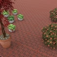 thumbnail image 4 of Pure Garden 6-Pack Polypropylene Interlocking Deck Tiles (Terracotta), 4 of 5