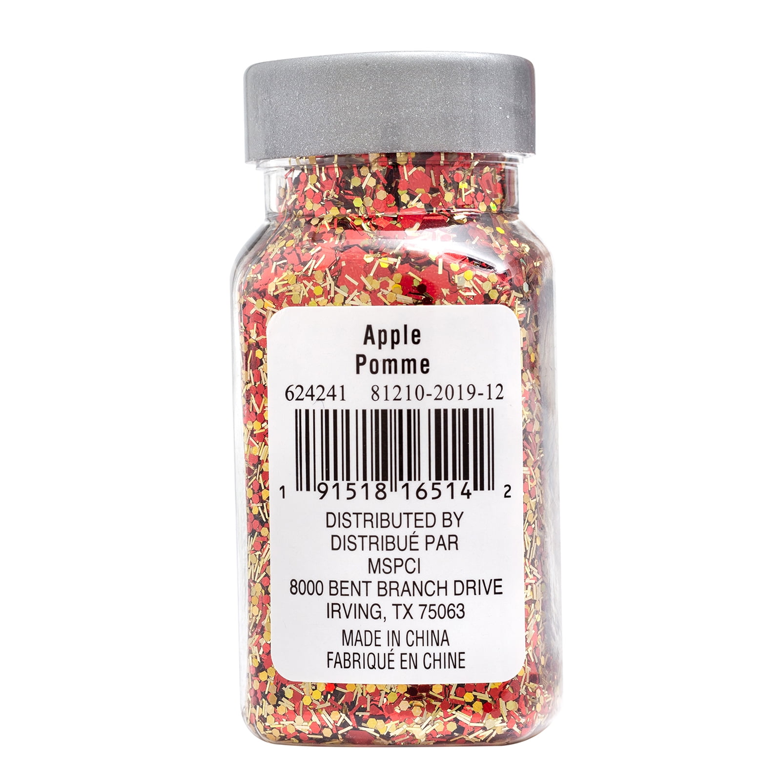 Recollections Apple Specialty Polyester Glitter, 12 Pack