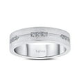 thumbnail image 3 of Lafonn Men's Sterling Silver Platinum Plated Simulated Diamond Rings (0.27 CTTW), 3 of 5