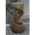 thumbnail image 1 of 32IN SPIRAL CUPS CASCADING FOUNTAIN WITH WW LEDs, 1 of 3