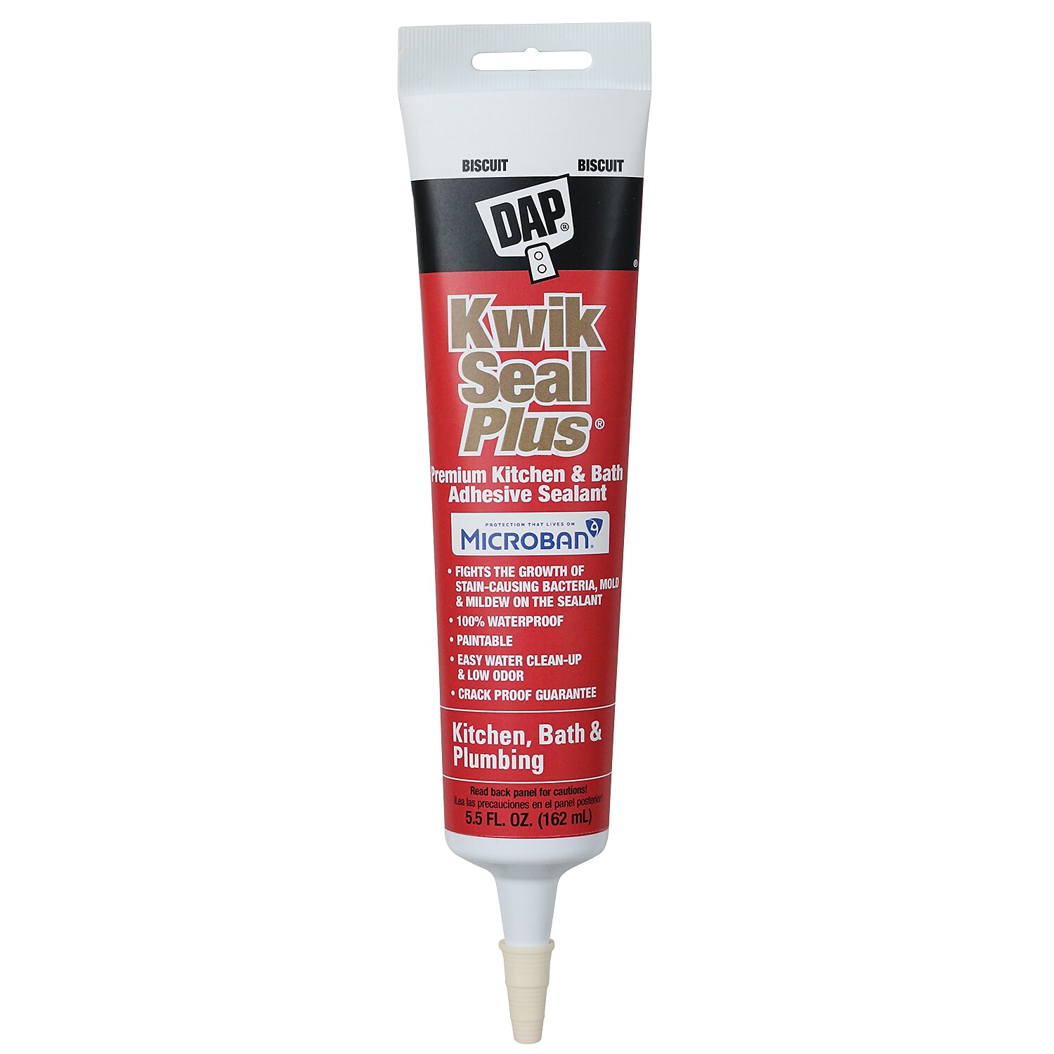Dap 18539 Kwik Seal Plus Kitchen and Bath AllPurpose Adhesive Caulk