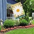 thumbnail image 5 of Bandera de jardín AOYEGO Daisy Welcome, 70 x 100 cm, poliéster, 5 of 5